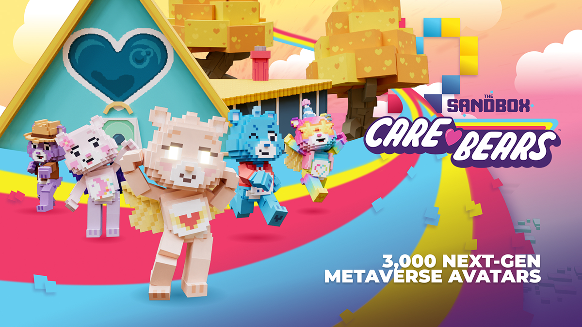 The Sandbox Game - Care Bears Avatars coming to the metaverse