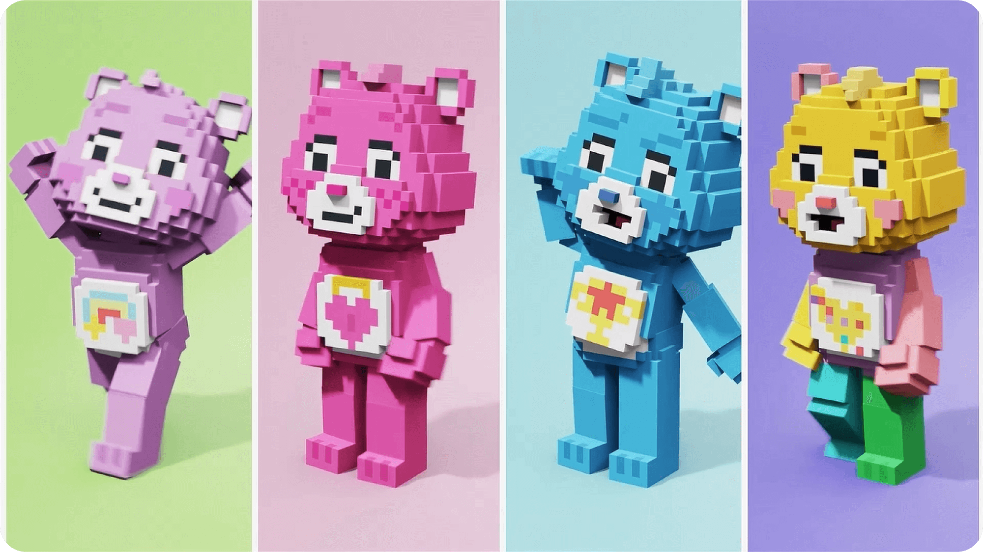 The Sandbox Game - Care Bears Avatars coming to the metaverse