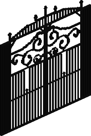 Black Fence Gate preview