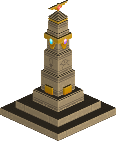 Large egyptian pillar preview