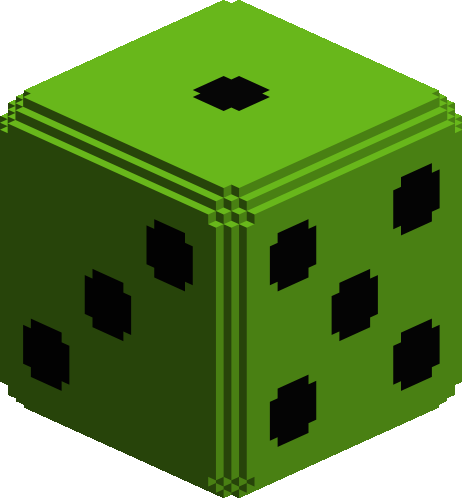 D6 Die - Lime preview