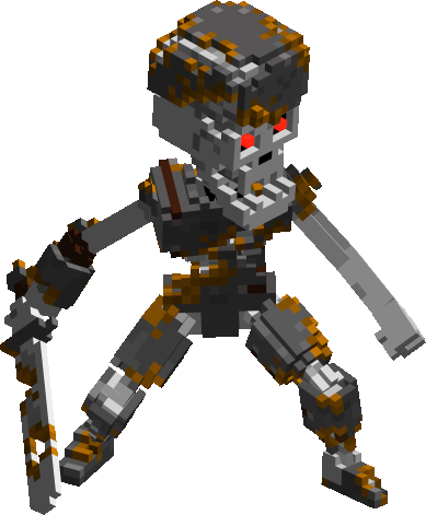 Skeleton with short sword preview