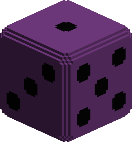 D6 Die - Purple preview