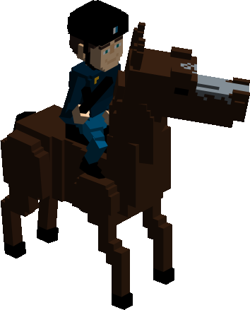 Police Man on Horse preview