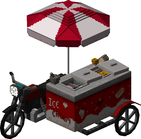 Motorcycle Ice Cream Cart Sidecar preview