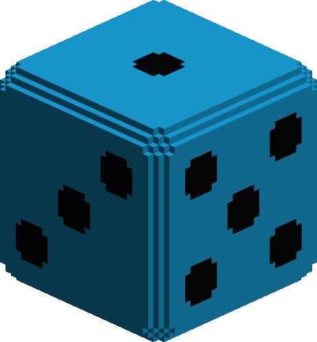 D6 Die - Sky Blue preview