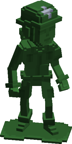 Green Plastic Soldier - Medic preview