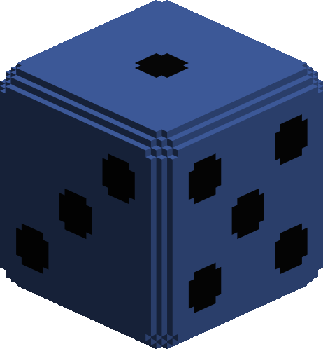 D6 Die - Blue preview