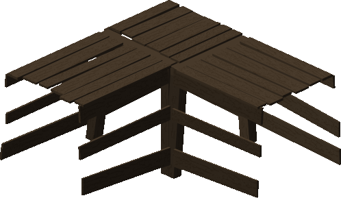Wooden Tunnel Corner Section preview
