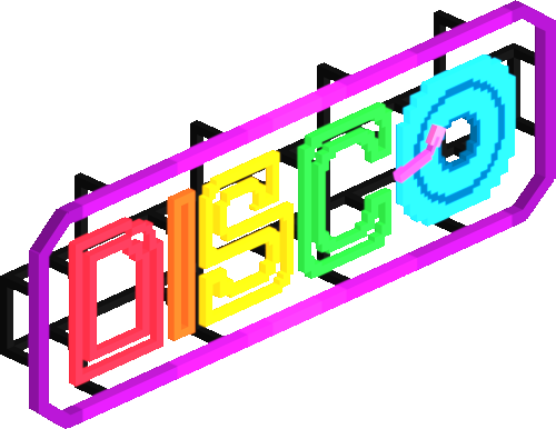 Neon Disco Sign preview