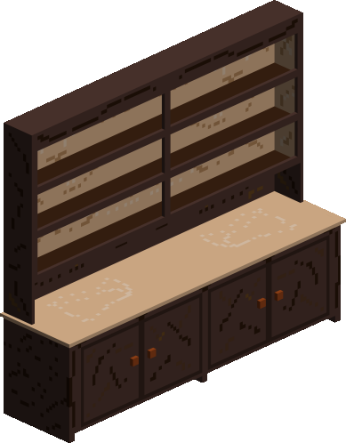 Oak Farmhouse Kitchen Dresser Cabinet preview