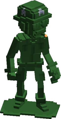 Green Plastic Soldier - Sergeant preview