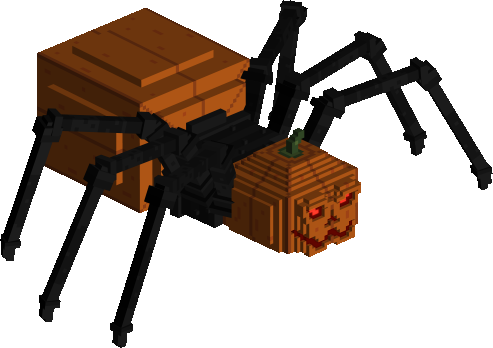 Pumpkin Head Spider preview