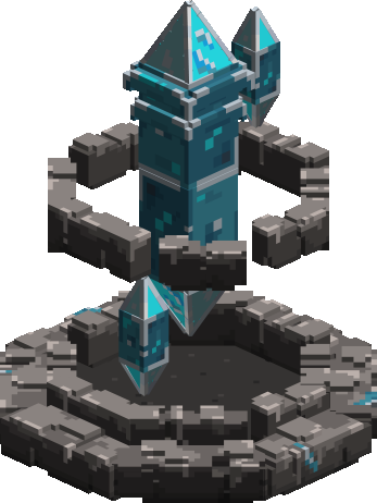 Ice Crystal Pedestal - CF Platformer Set preview