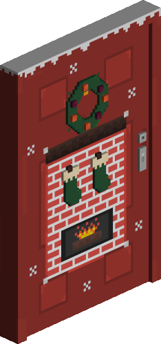 Door with christmas spirit preview