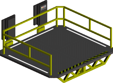 Sci-fi industrial platform preview