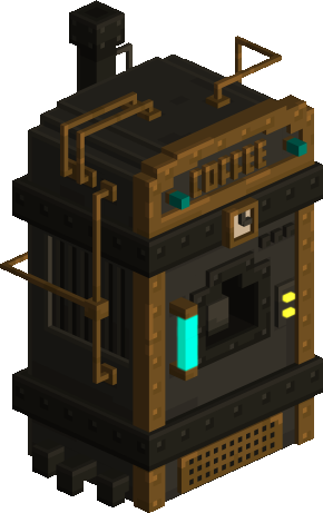 Steampunk coffee machine preview