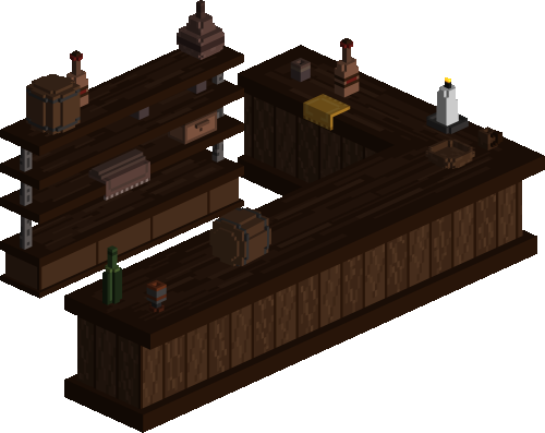 Wooden counter preview