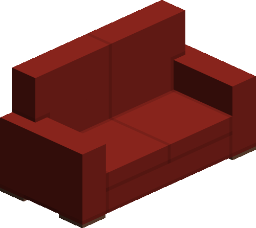 City Block: Red Loveseat preview