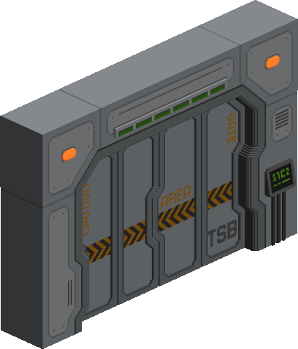 Sci-fi Slider Modular Gate preview