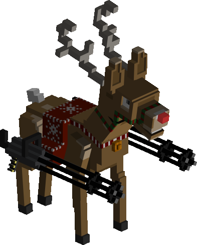 Gatling Gun Christmas Reindeer preview