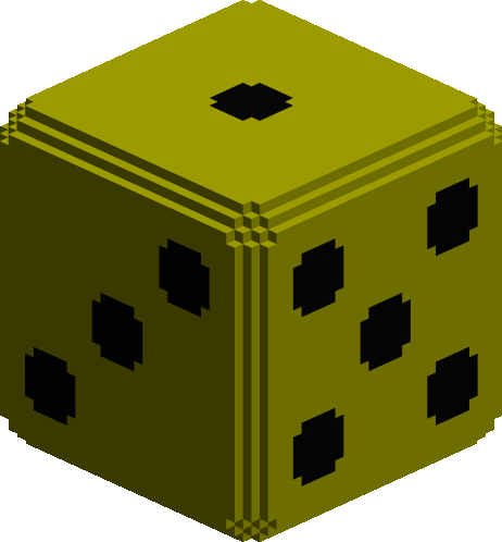 D6 Die - Yellow preview