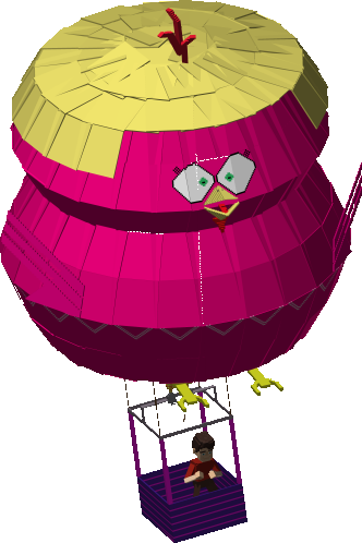 Pink Chicken Balloon preview