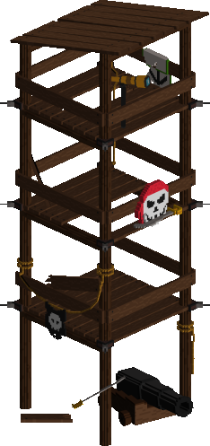 Pirate Wooden Tower preview