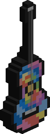 Colorful Acoustic Guitar preview