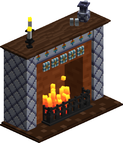 Tiled Fireplace preview