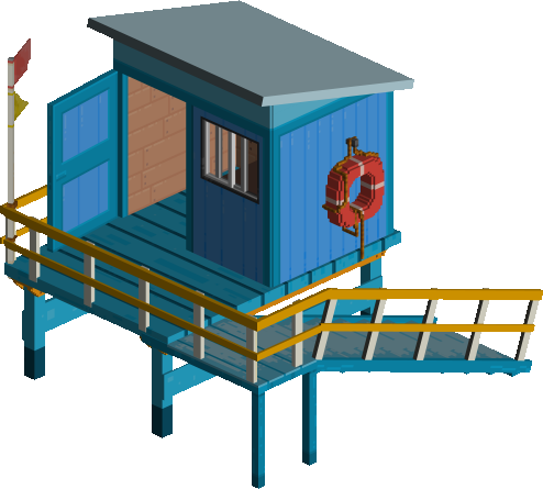 Lifeguard Hut preview